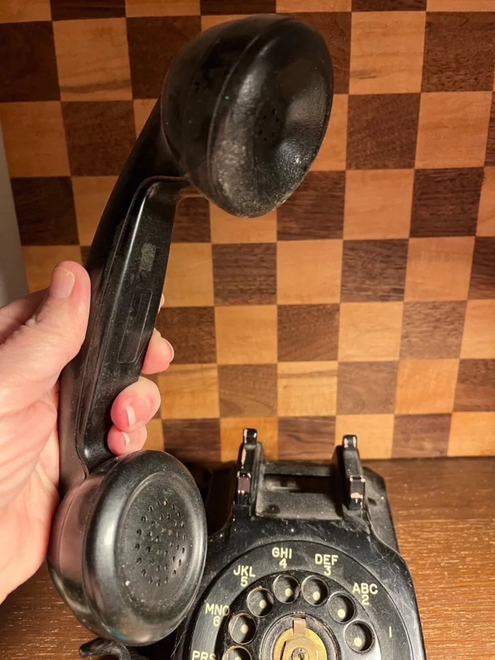 Vintage Black Stromberg Carlson Rotary Phone A523